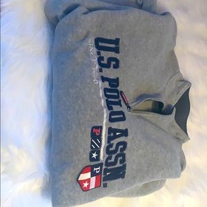 US POLO ASSN. Grey Pullover  Long Sleeve